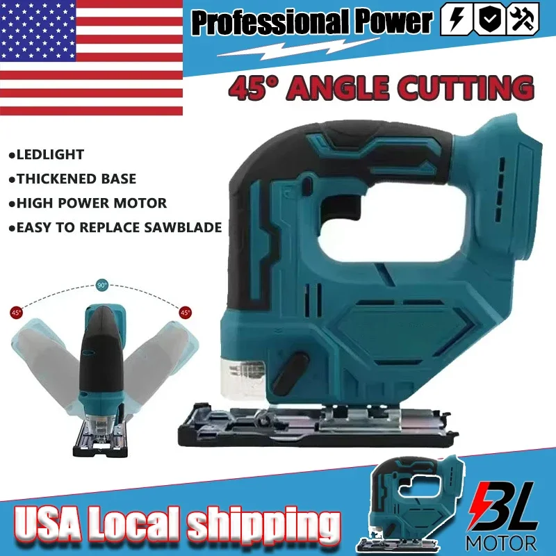 

Беспроводной лобзик Makita DJV182Z 340 Вт с бесщеточным двигателем, с пильным диском, портативный, с рукояткой-бочкой, для плотников