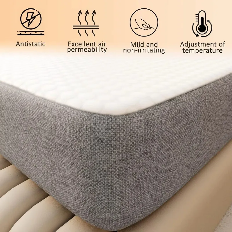 Compression Roll Pack Spring Mattress Extra Soft Thickened 200mm Thickness High Resilience High-Density Foam Hotel Apartment