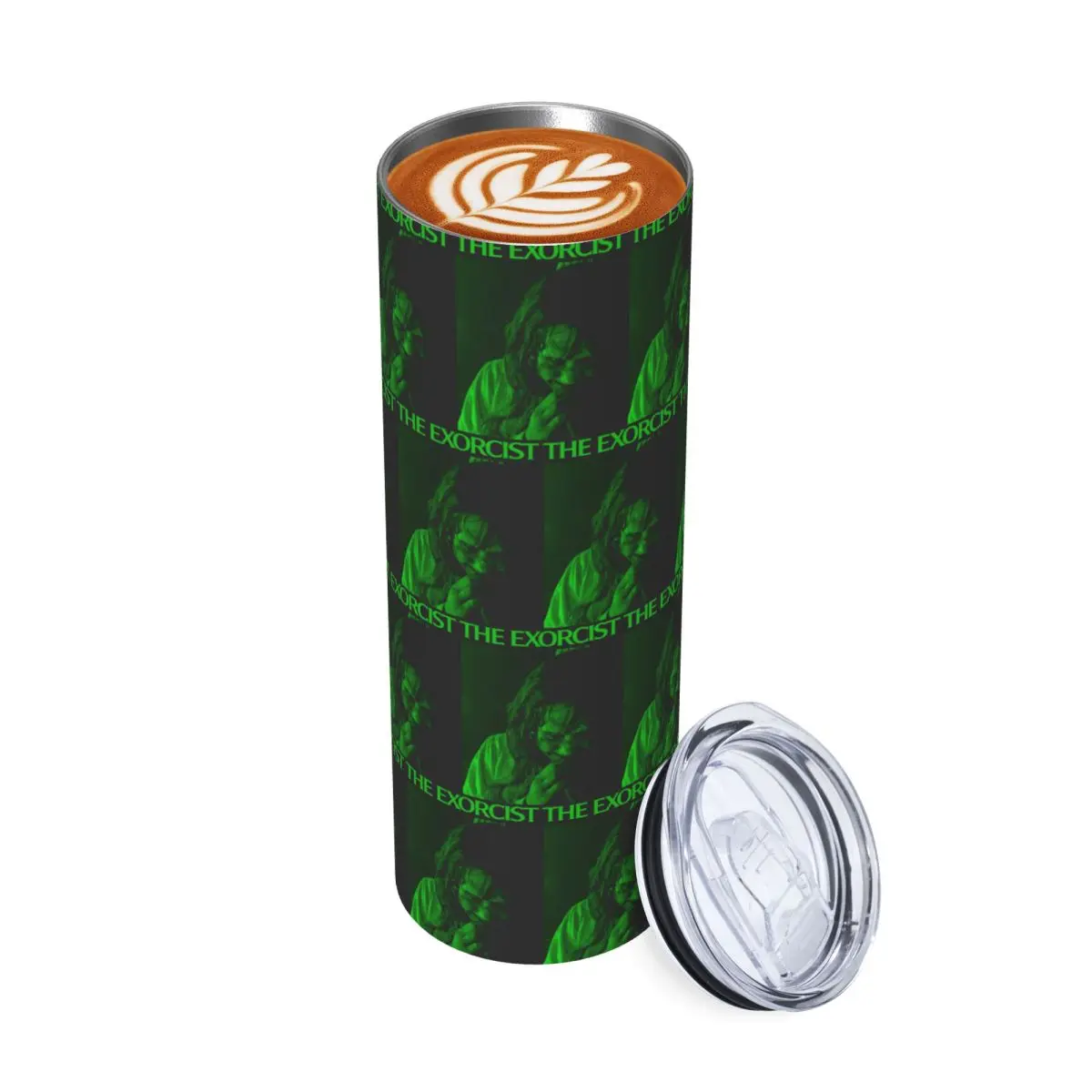 

The Exorcist Green Stainless Steel Tumbler Vacuum Insulated Mug Thermal Cold Bottle Straws With Lid 20oz
