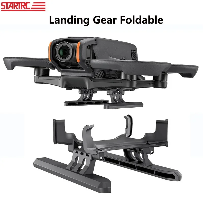 

STARTRC for DJI Avata 2 Accessories Landing Gear Foldable Extended Heighten Legs Extension Landing Skid Folding Drone Protector