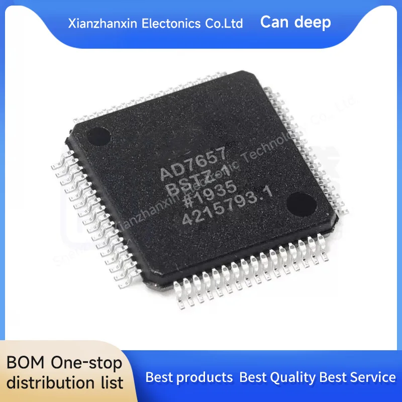 

1pcs/lot AD7657BSTZ-1-RL AD7657BSTZ-1 AD7657 LQFP-64 Analog to digital conversion chip in stock