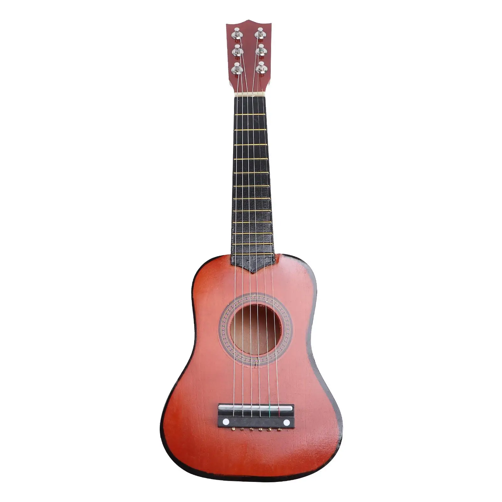 21 Inch Wooden Acoustic Folk Guitar for Kids Beginner Music Instrument Great Tone Comfort Playability Safe Environmental Paint