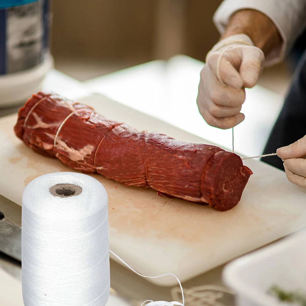 

1 Roll Cotton Twine For Cooking Meat Sausage Bundle Packaging Kitchen Supplies Bakers String Durable Strong Rope Sausage Cotton
