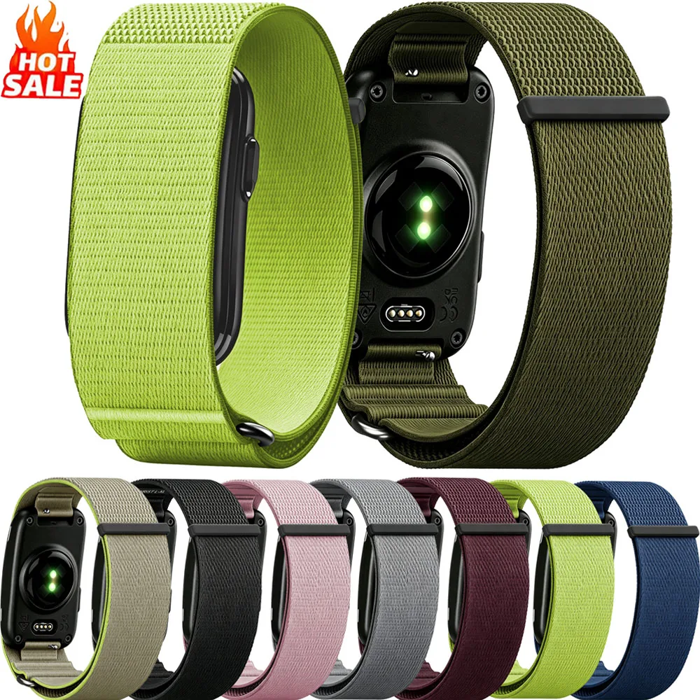 Offizielles Nylon-Schlaufenarmband für Garmin CIRQA Smart Band Sport Modifikations-Kit Armband für Garmin CIRQA Uhrenarmband Zubehör