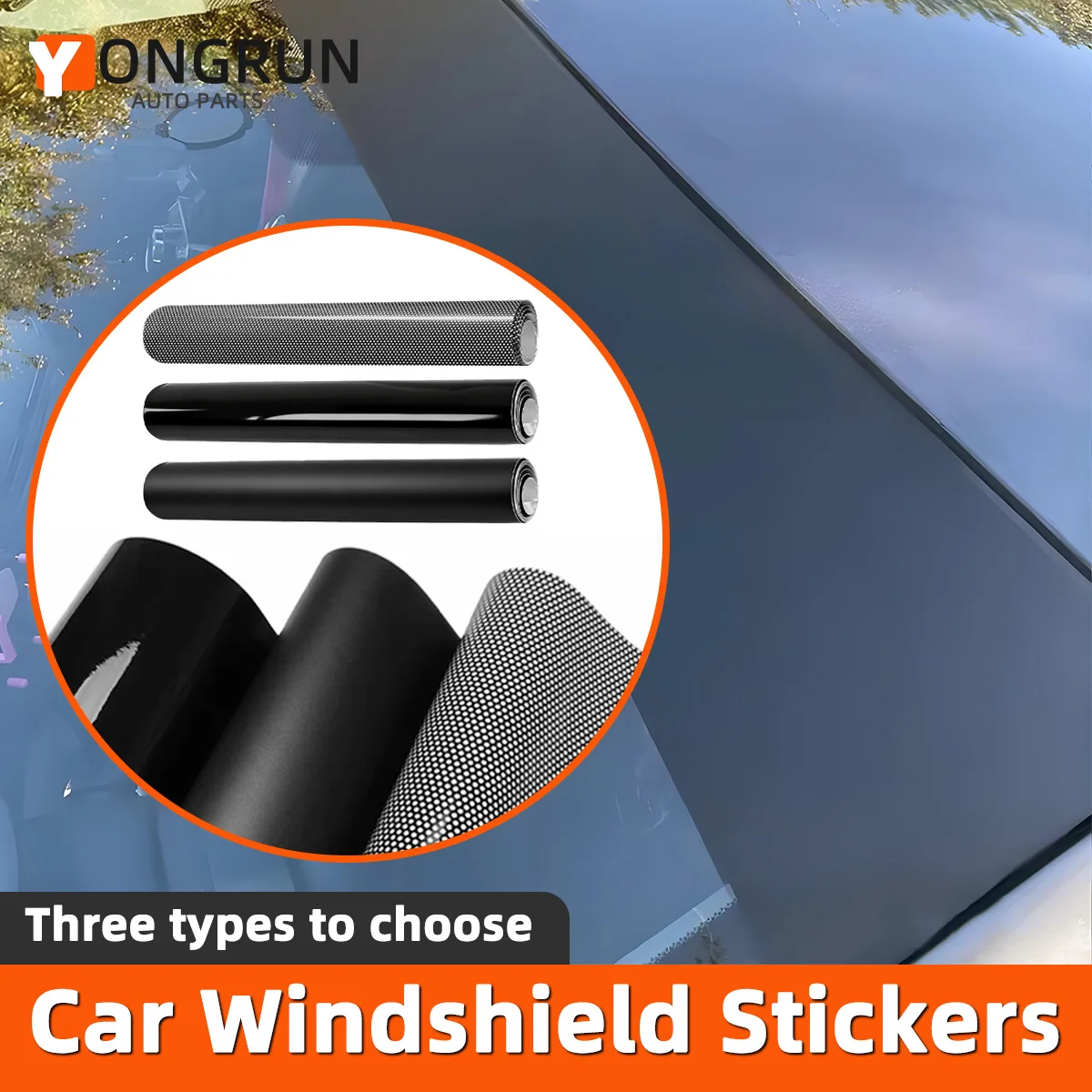 YONGRUN 1PC Car Interior Shading Stickers Shading Tape Anti Glare Styling Accessories Three Specifications Of Car Accessories