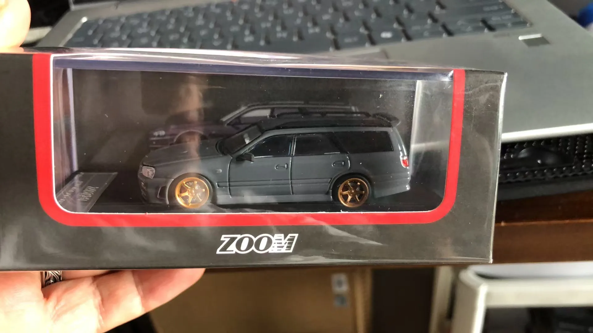 

ZOOM 1:64 Grey GTR R34 Wagon Stagea Advan Sports Model Diecast Collect Car Diecast Model Car Collection Limited Edition Hobby To