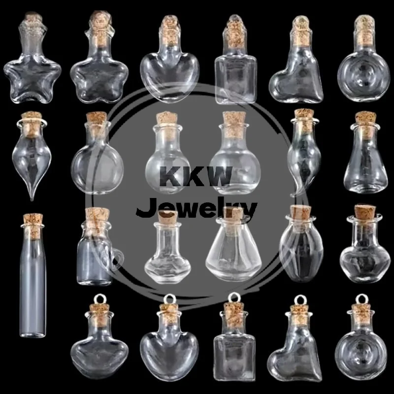 10/20/50Pcs Drifting Wish And Mini Magic Bottle DIY Dollhouse Decorative Model Festival Decor Accessories With Stopper