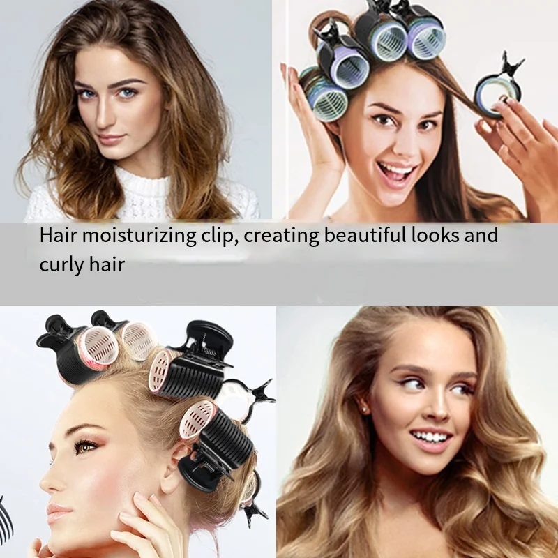 

12PCS New Professional Hot Roller Barrette Curly Hold Hair Clip Prem Insulation Heatless Clips Hair Accessories DIY Styling Tool