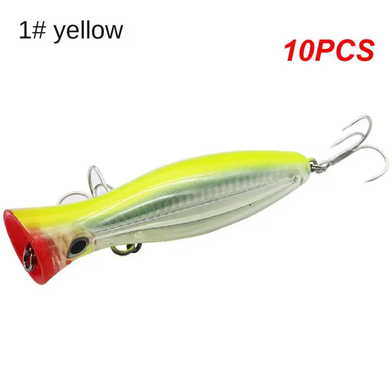 

10PCS Big Popper 12cm 42g Wobbler Fishing Lure Crankbait Top Water Lures Long Shot Fishing Bait Pike Bass Swimming Lure