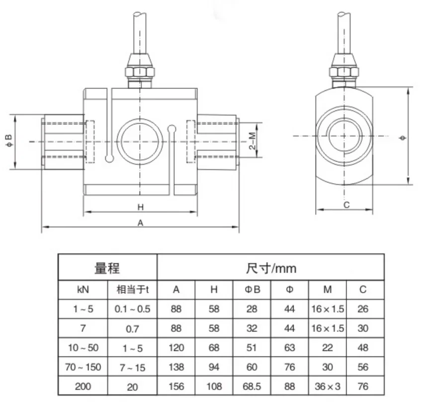 Column Type S-Type Tension Pressure Push-Pull Force Weighing Sensor Batching Hook Scale 1000kg 2000KG 3000KG 5000KG 10T