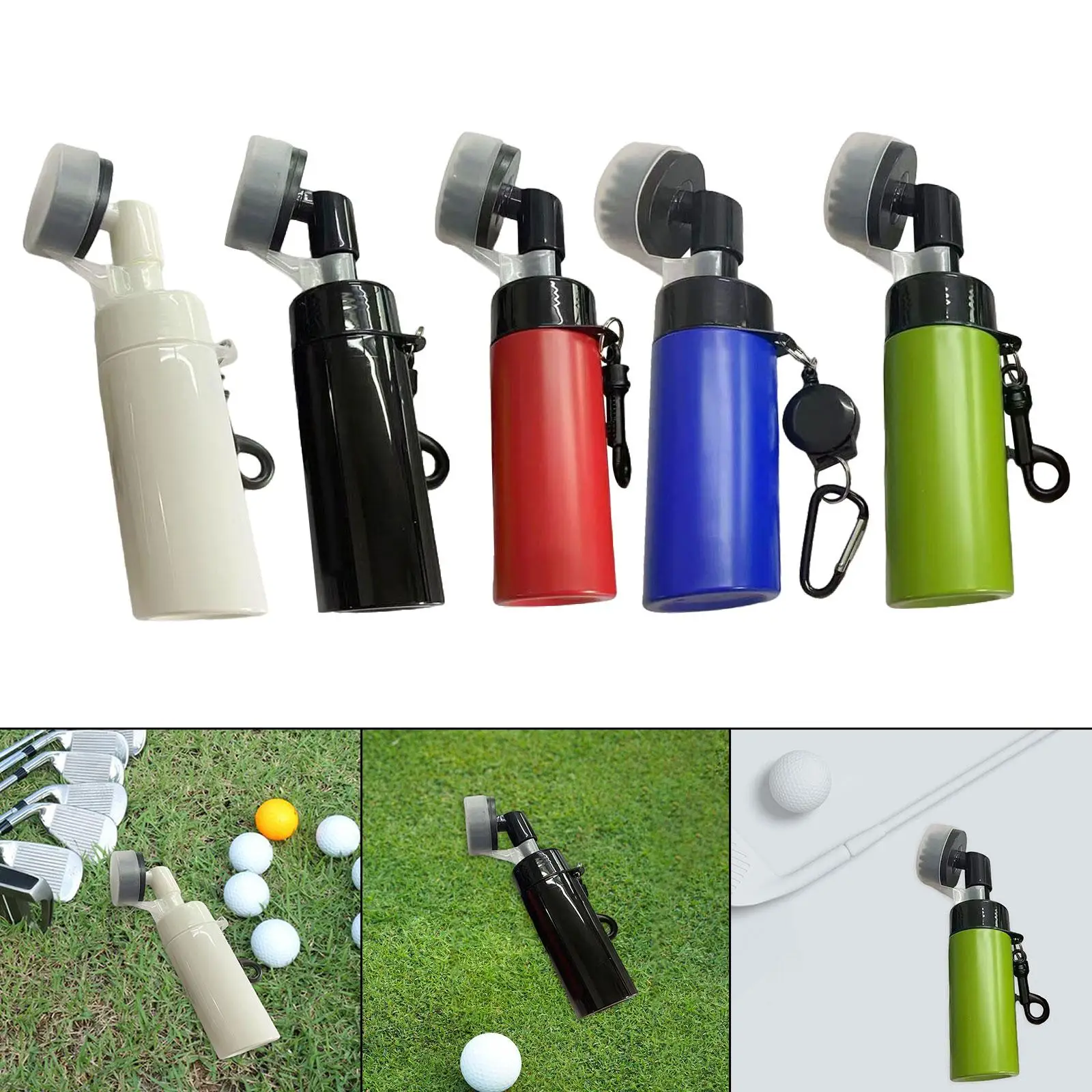فرشاة نادي الجولف مع زجاجة رذاذ للتدريب على ممارسة الرياضة في الهواء الطلق