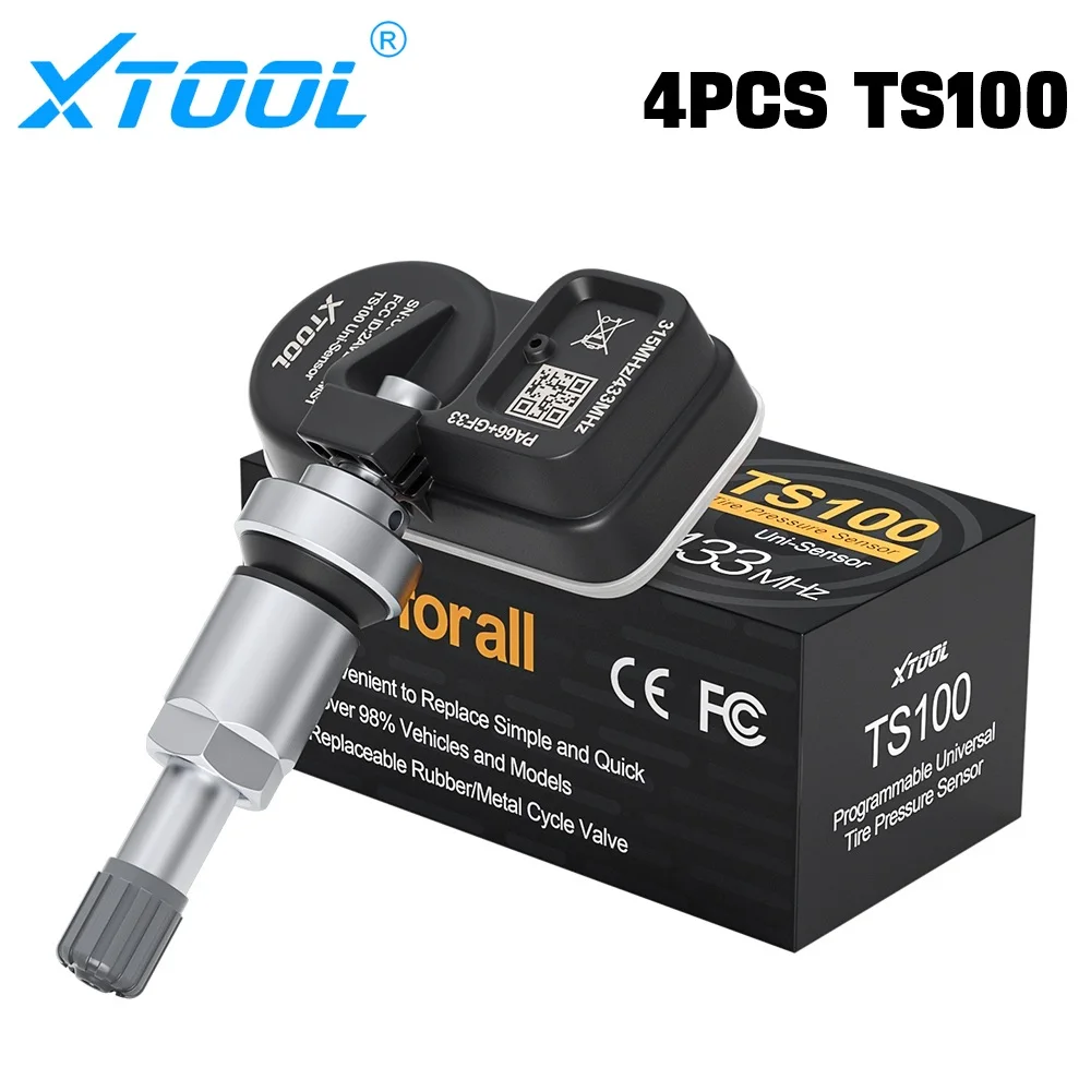 XTOOL TS100 Pro 433 315 MHZ TPMS Sensor Band Reparatie Tools Scanner Bandenspanning Monitor Tester Programmering Werk Met TP150
