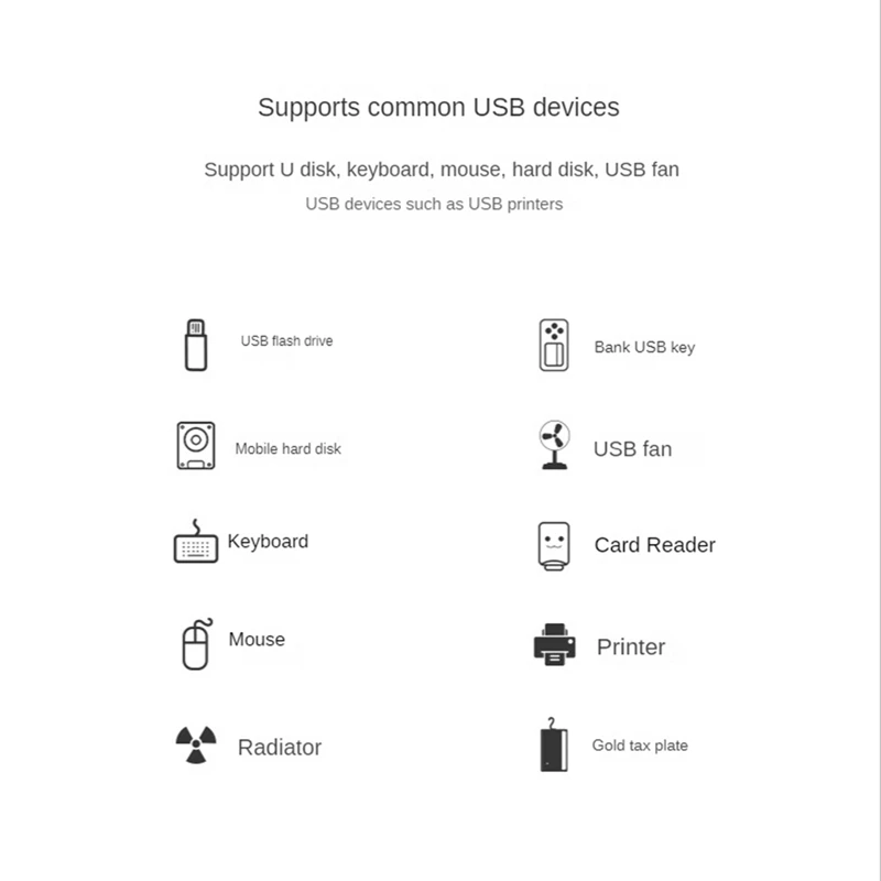 1 unidad USB 3,0 USB 2,0 7 puertos Hub ABS divisor Cable adaptador longitud 120Cm para PC de escritorio teclado portátil ratón disco duro móvil