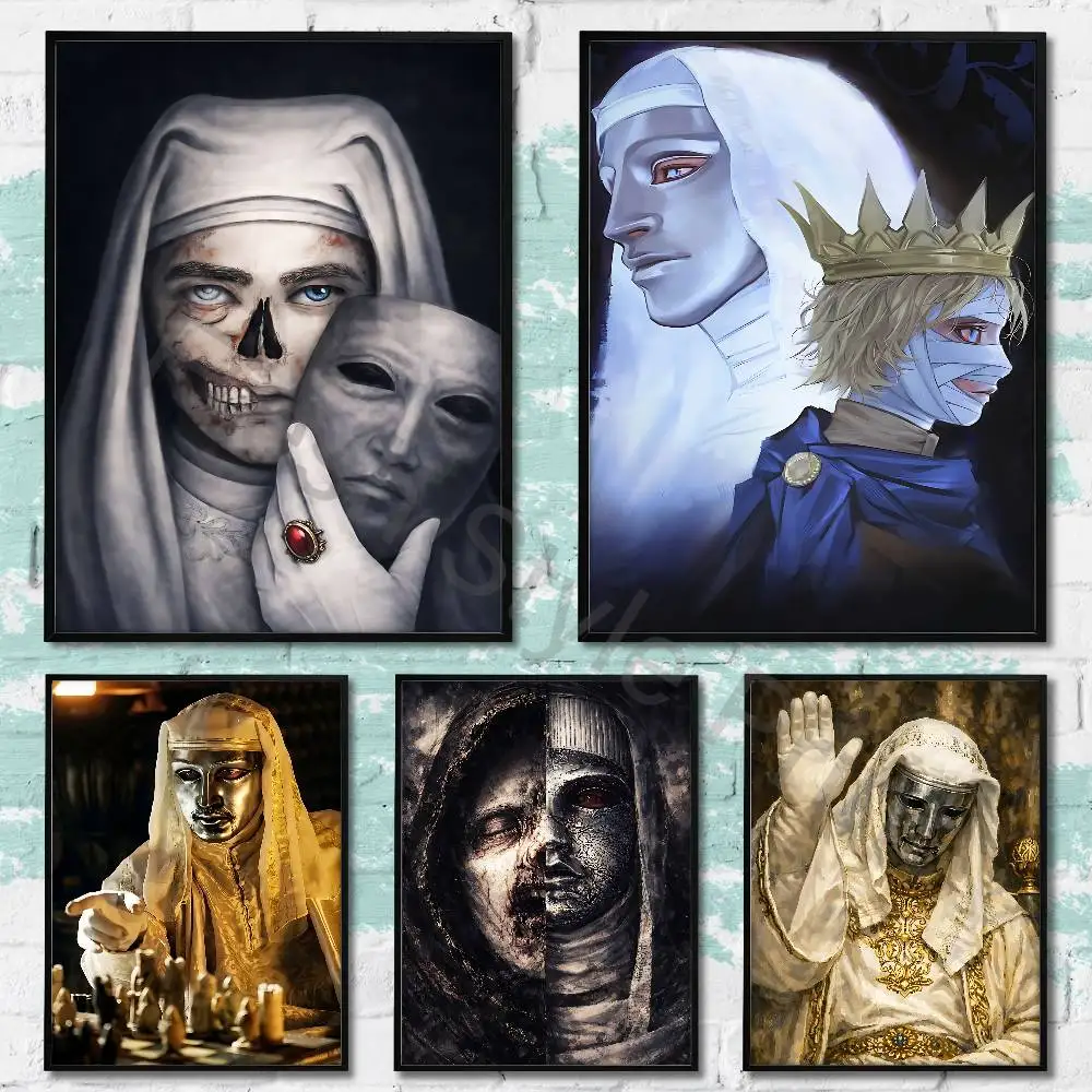 B-Baldwin IV Former King of Jerusalem Anime Wall Art Canvas Painting Poster For Living Room Home Decor Decoration Picture
