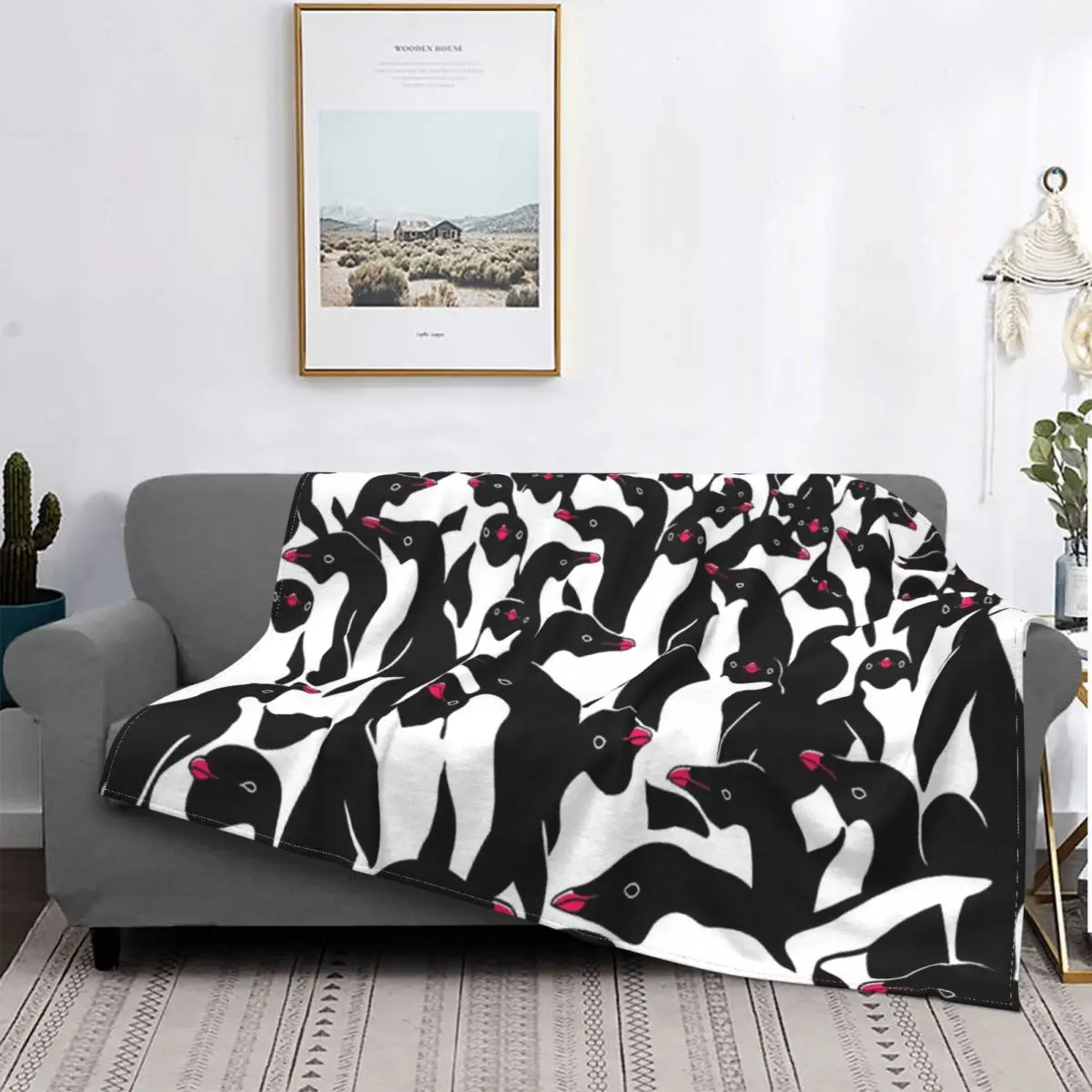 

В то же время, Penguins Ii, manta, colcha для cama a cuadros, funda para sofa, manta de muselina, colcha para cama