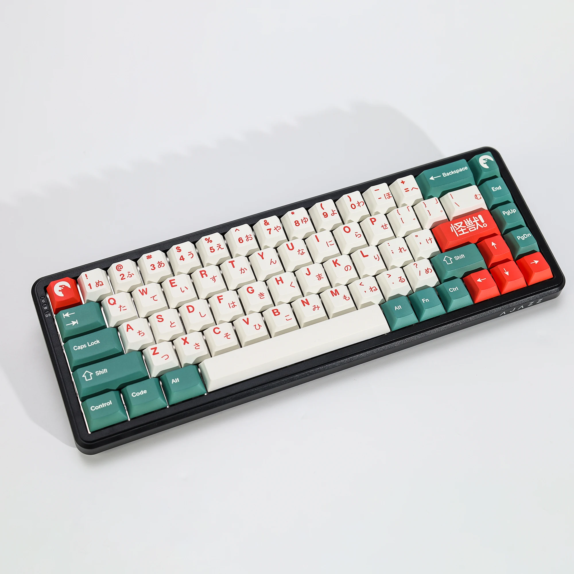 KBDiy Japanische Tastenkappen GMK Kaiju PBT 143 Tasten Retro PBT Cherry Profil Alice ISO Tastenkappen für 60% Gaming Mechanische Tastatur – Detail 6