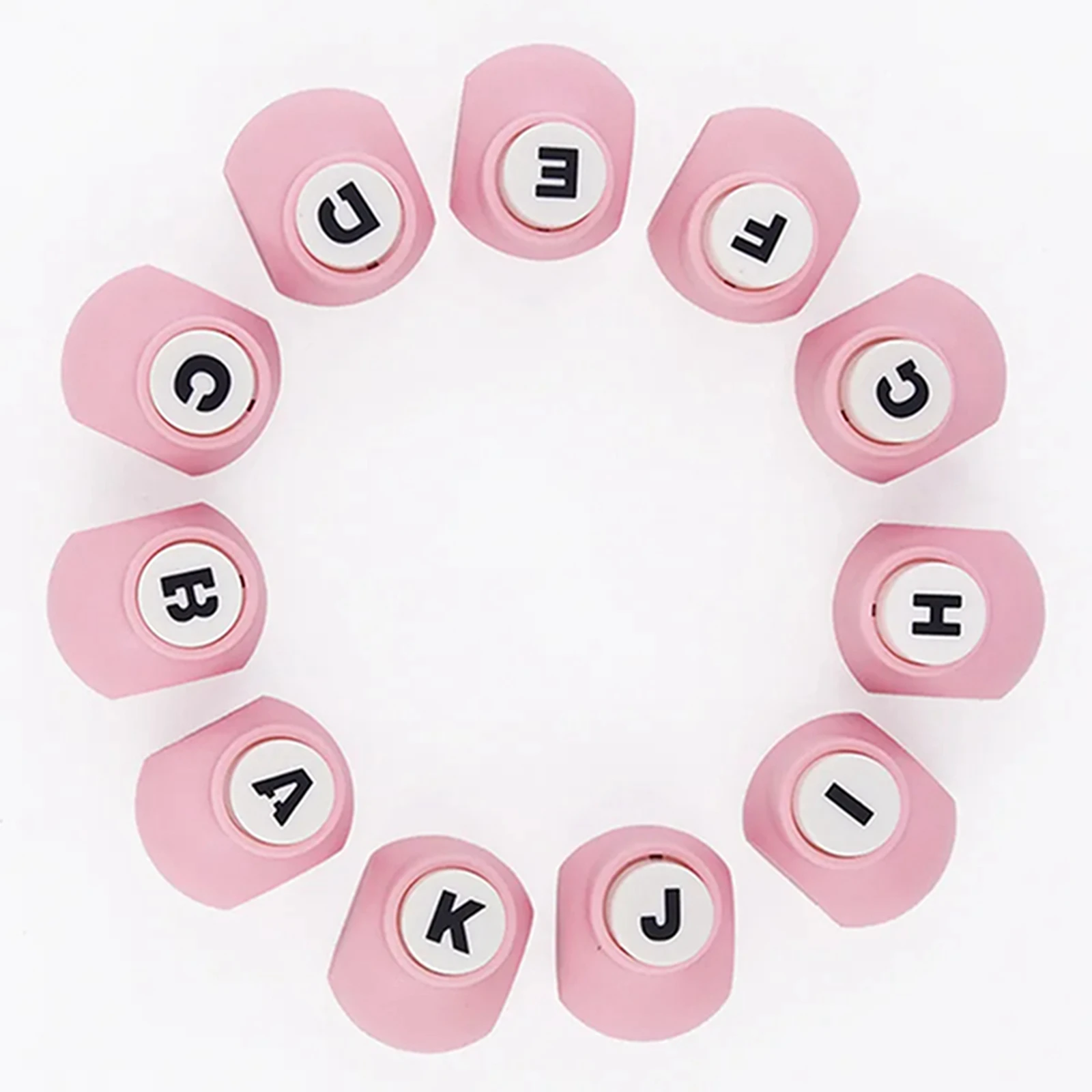 26pcs English letters Mini Paper Punchers with Case, Uppercase Alphabet Crafting Shapes, Scrapbook Paper Punchers for Crafting