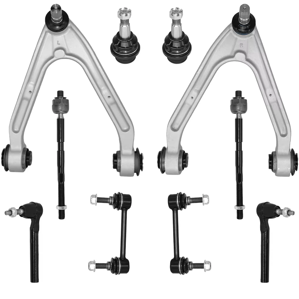 Svenubee 10ピースキット ロアコントロールアーム フロントアッパータイロッド スウェイバーリンク ハマーH3 H3T 2006 2007 2008 2009 2010用