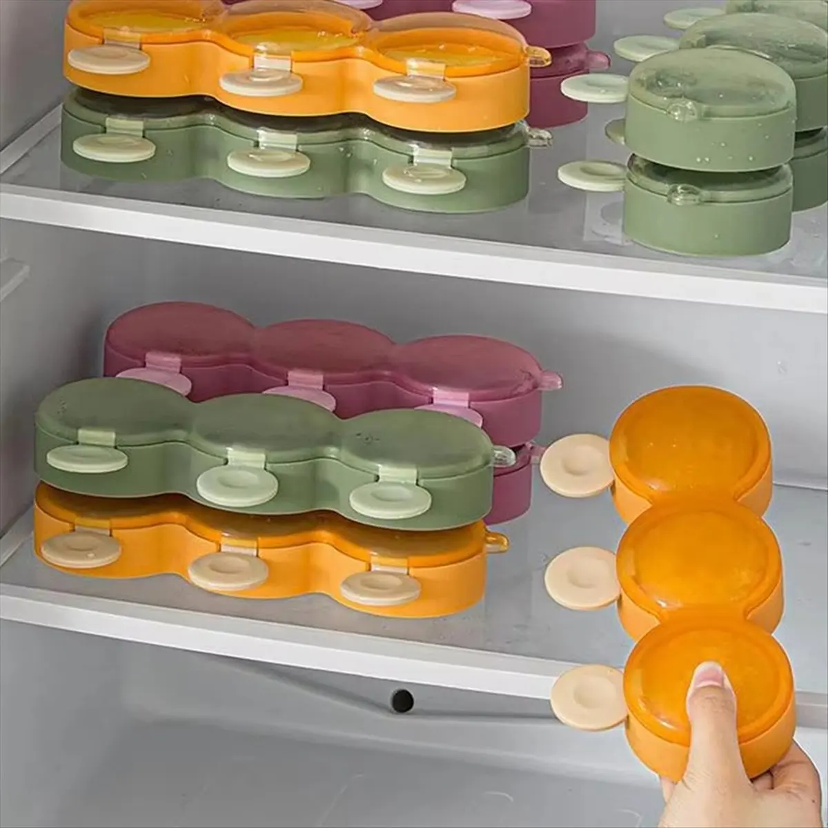 

Новые пищевые силиконовые формы в форме пончика, формы для мороженого, 9-ячеечная машина для изготовления форм для льда, домашняя еда