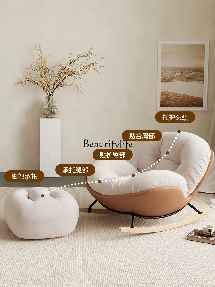 

yj19 Rocking Chair Recliner Adult Can Sleep Home Balcony casual Lazy Sofa