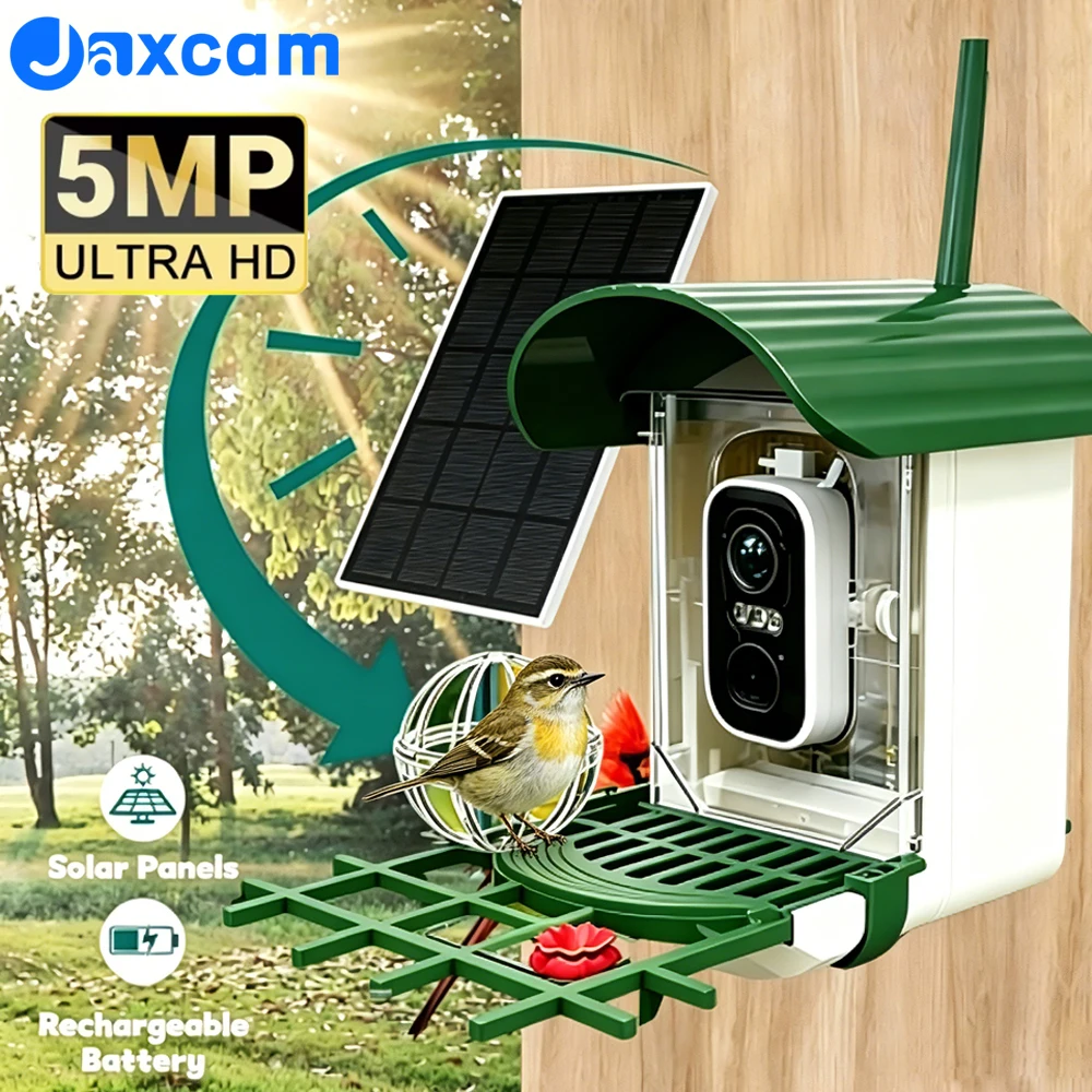 5MP Solar Bird Feed…