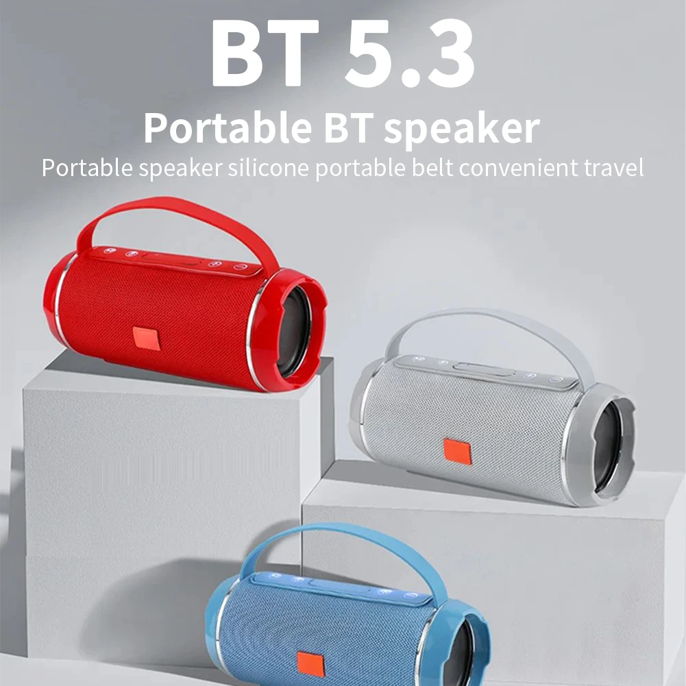 Беспроводные колонки TG116C, портативная стереоколонка для дома и улицы, с поддержкой U-диска, TF-карты, MP3 плеера, для дома, кухни и офиса