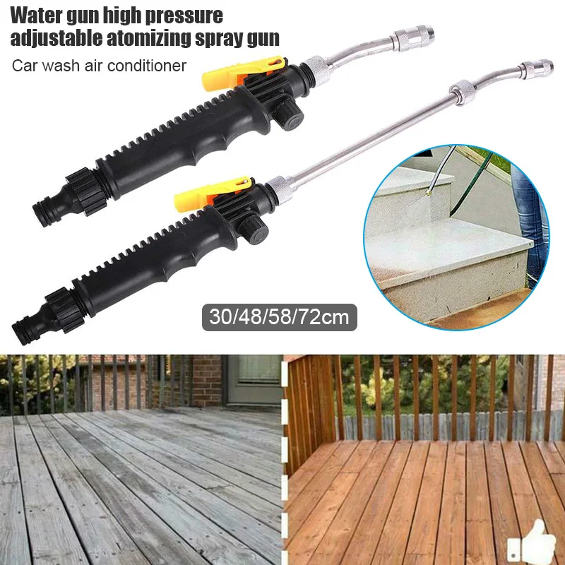 Detachable Metal Water High Pressure Power Car Washer Spray Garden Water Jet Hose Wand Nozzle Sprinkler Washing Cleaning Tool