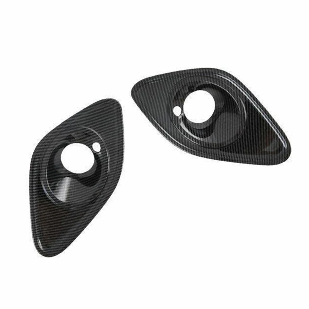 Add a Touch of Style to Your For Benz for gla W156 2020 2023 with Carbon Fiber Front Fog Light Lamp Cover Trim 2PCS