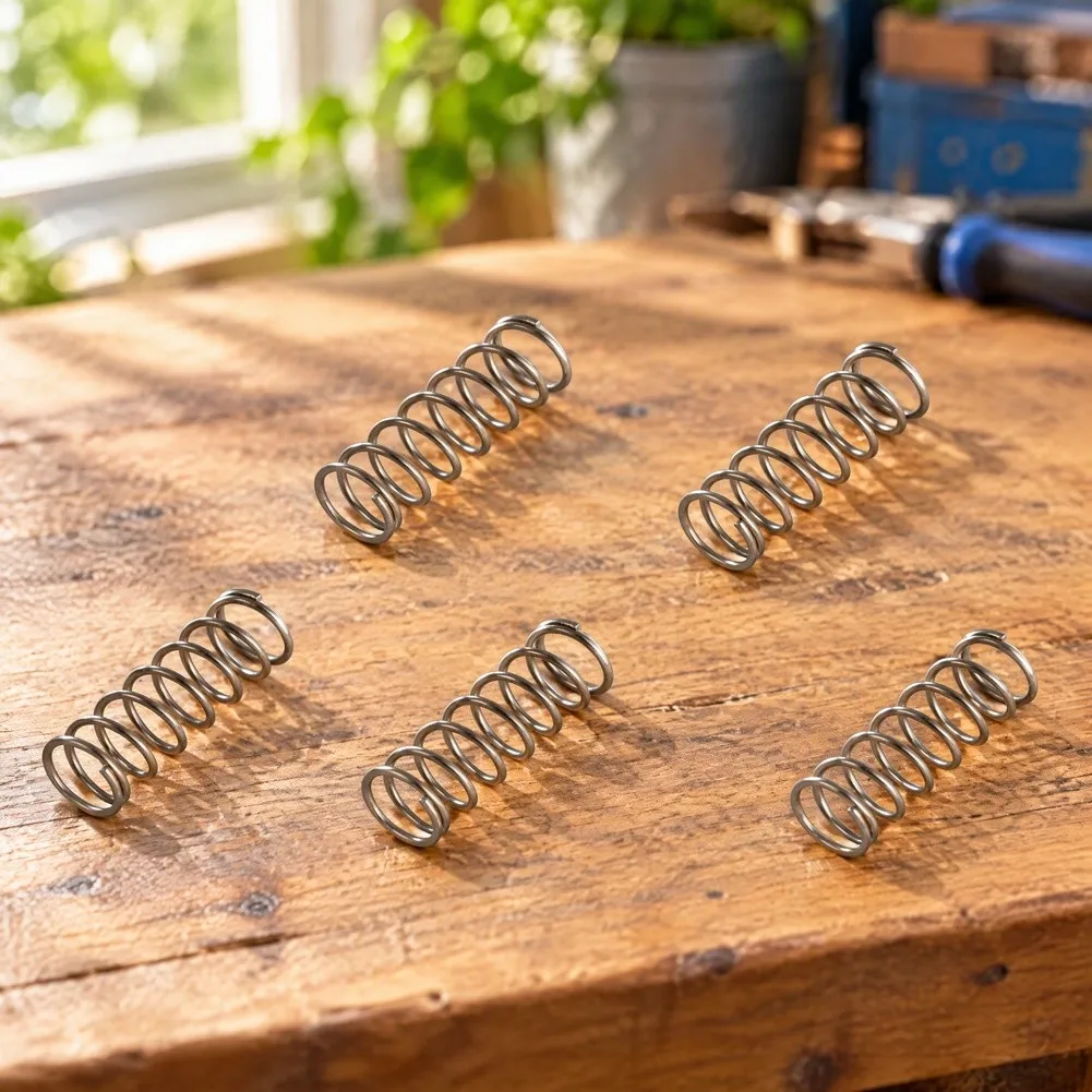 For FS120 FS38 FS55 Brush Replacement Compression Springs Spring Steel Material 5 or 10 pcs 3 1 1 cm Silver Spring Unit