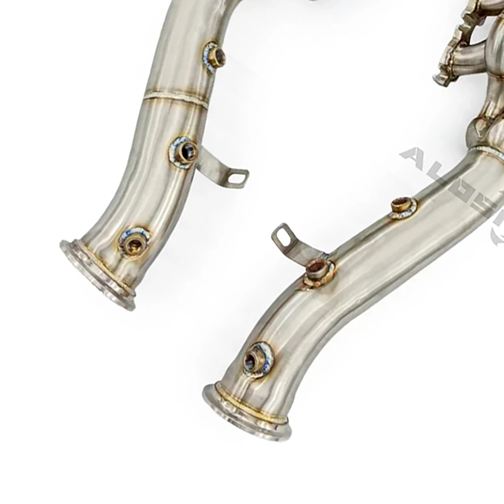 

High quality exhaust manifold suitable for Lamborghini Huracán STO 5.2 2020-2025 performance straight through exhaust manifold