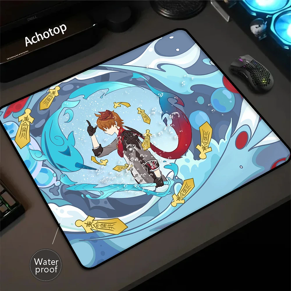 

400x450mm Waterproof Mousepad Game Mouse Pad Setup Gamer Mouse Mat Genshin Impact Desk Mats Gaming Keyboard Pads Table Carpet