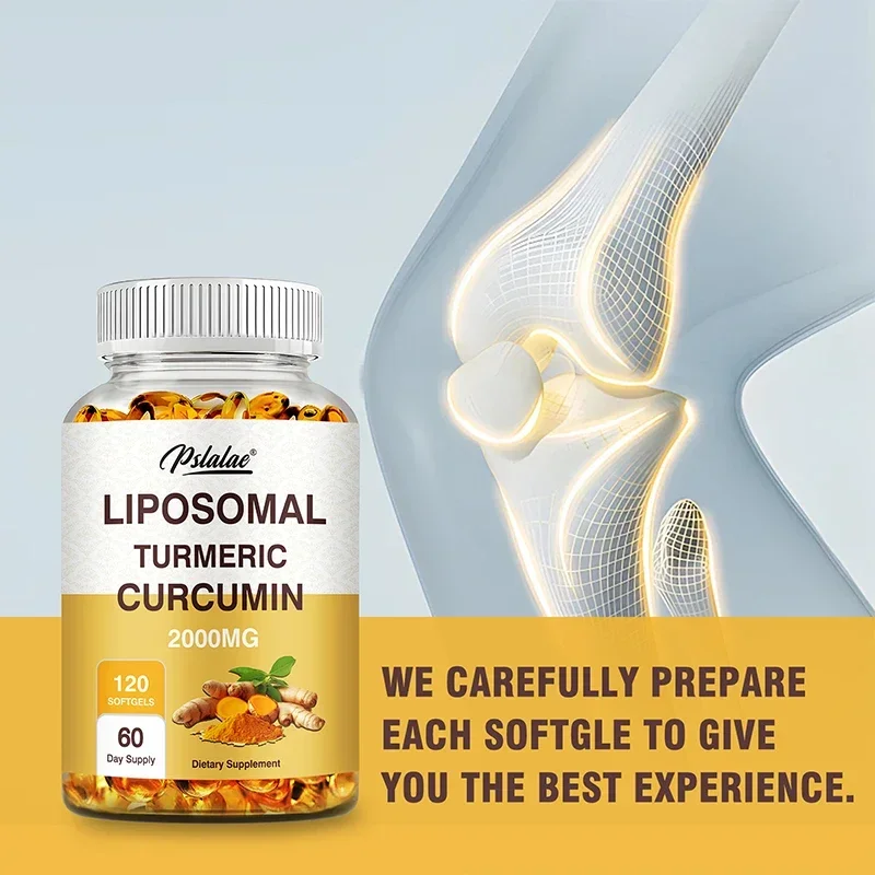 Liposomal Turmeric Curcumin - Promotes Body Cell Health, Anti-oxidation, Joint Support