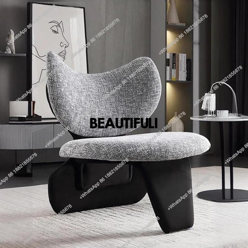 

Modern Salon Home Chair Nonslip Simple Wooden Lazy Nordic Living Room Chairs Bedroom Designer Woonkamer Stoelen Home Furniture