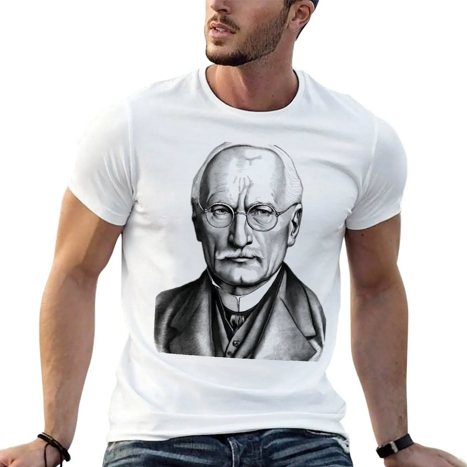 

Portrait of Carl Jung T-Shirt essential t shirt man tshirt T-Shirt