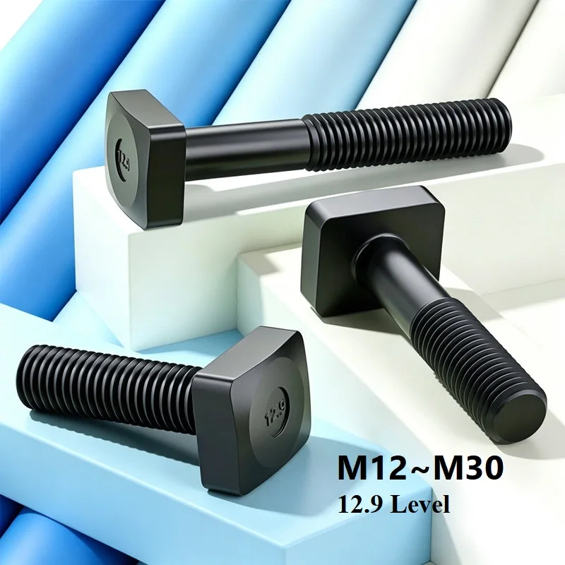 12.9 Level T-shaped Square Head Screw Mold Pressure Plate Screw Punching Machine Tool T-shaped Bolt M12 M14 M16 M18 M20 M22~M30