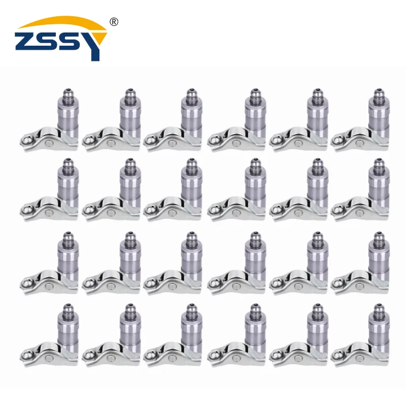 3L3Z-6564-BA MR1851 24Sets Rocker Arm & Valve Lifter Kit For Ford Lincoln Mercury F150 F250 F350 F450 F550 4.6L 5.4L V8 V10 6.8L