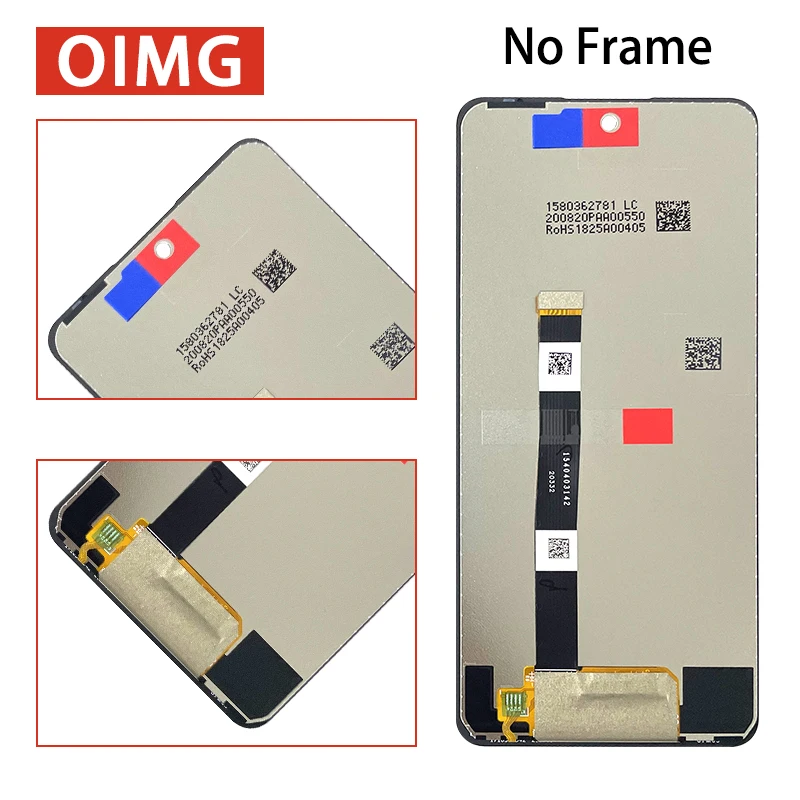 6.67" Nowy Ekran do LG Q92, Wyświetlacz LCD do LG Q92 5G LM-Q920N, Ekran Dotykowy, Digitizer, Zestaw do Naprawy, Części Zamienne — zdjęcie produktu 4
