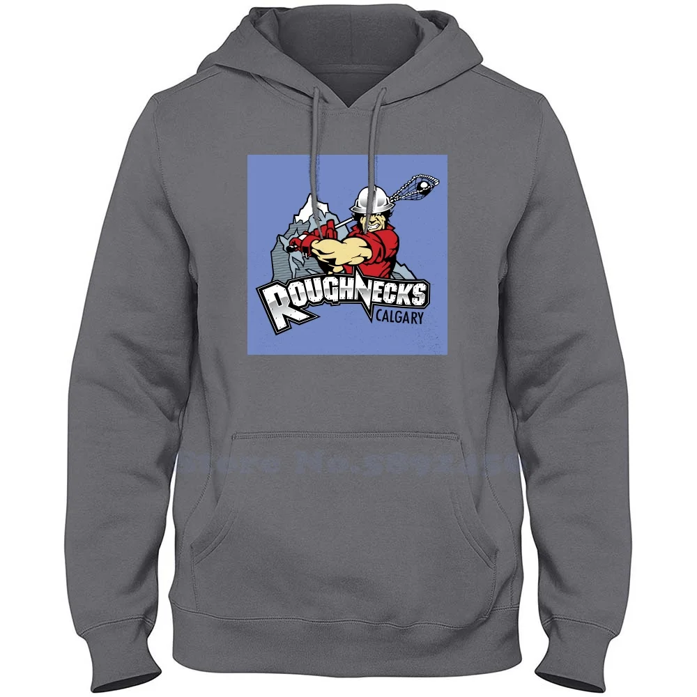 Calgary Roughnecks Casual Clothing Sweatshirt 100% Cotton Graphic Hoodie