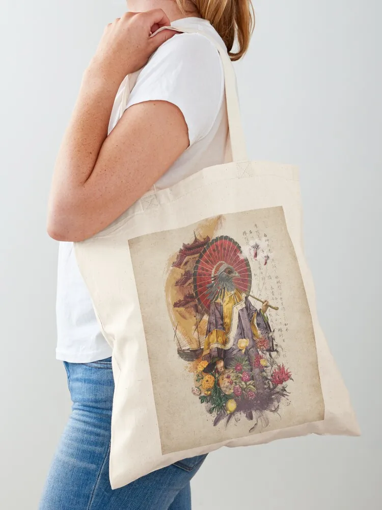 The Courtesan Tote Bag tote bag canvas tote bag screen reusable shopping bags Women's bags