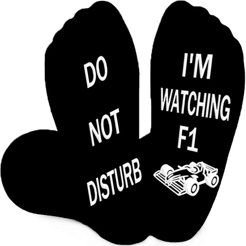 Забавные-носки-do-not-disturb-i'm-watching-f1-гоночные-носки-для-мужчин-и-подростков-забавный-подарок-f1-для-гоночных-болельщиков-противоскользящее-снаряжение-f1