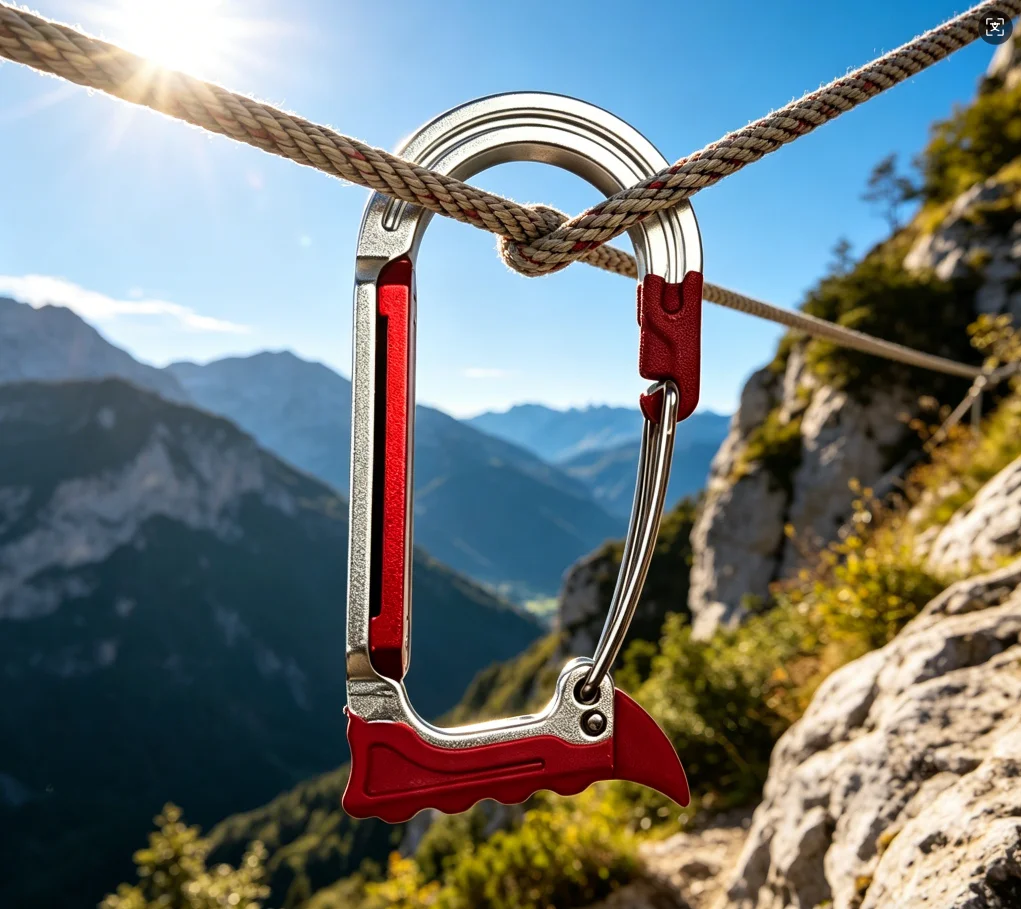 Outdoor Multifunctional Rock Climbing Safety Belt Tool Hook Equipment Rack Aerial Work Rescue Mounting Buckle