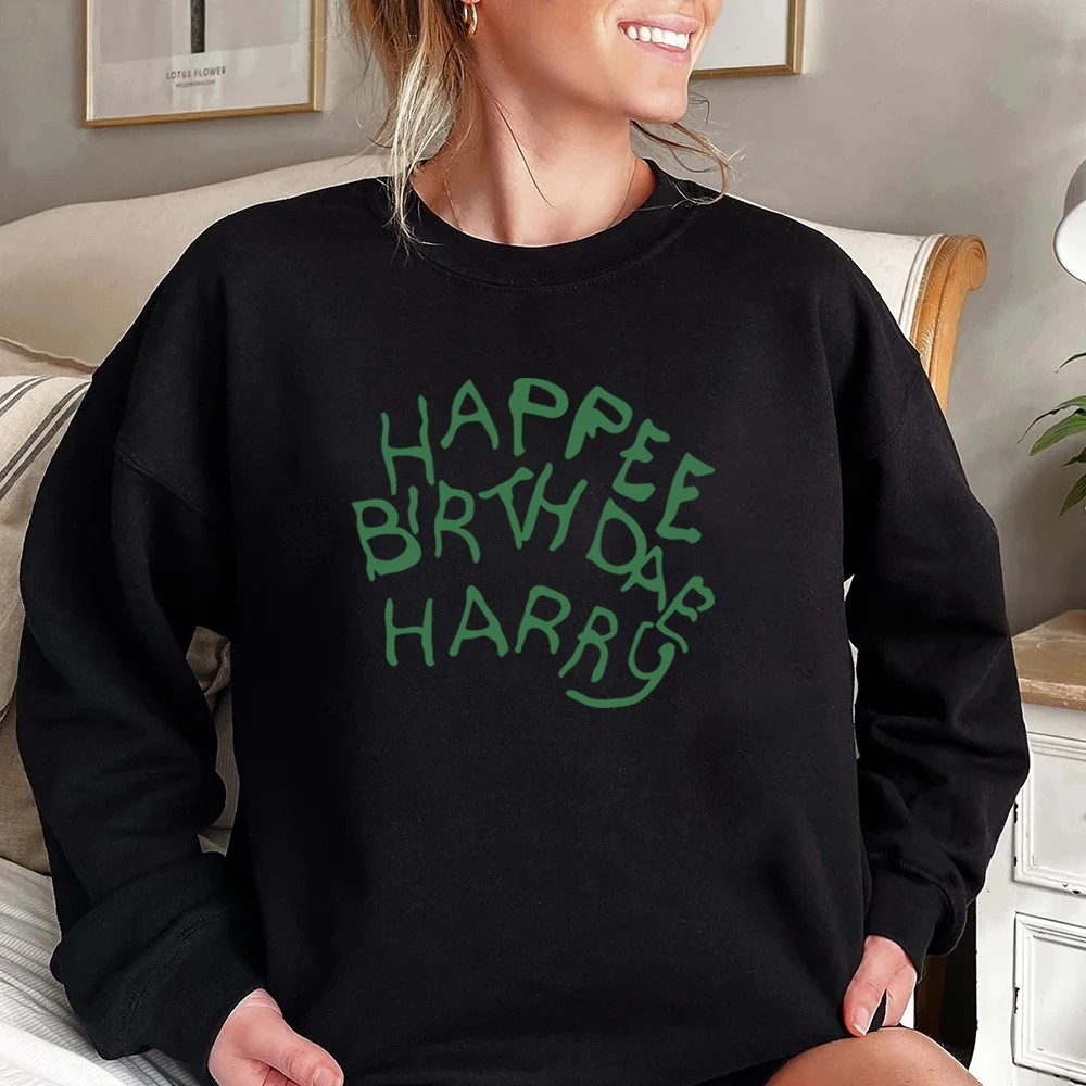 Happee Birthdae Harry Bluza Magic Wizard Sweter Wizard School Bluza z kapturem Unisex Bluzy z długim rękawem Crewneck