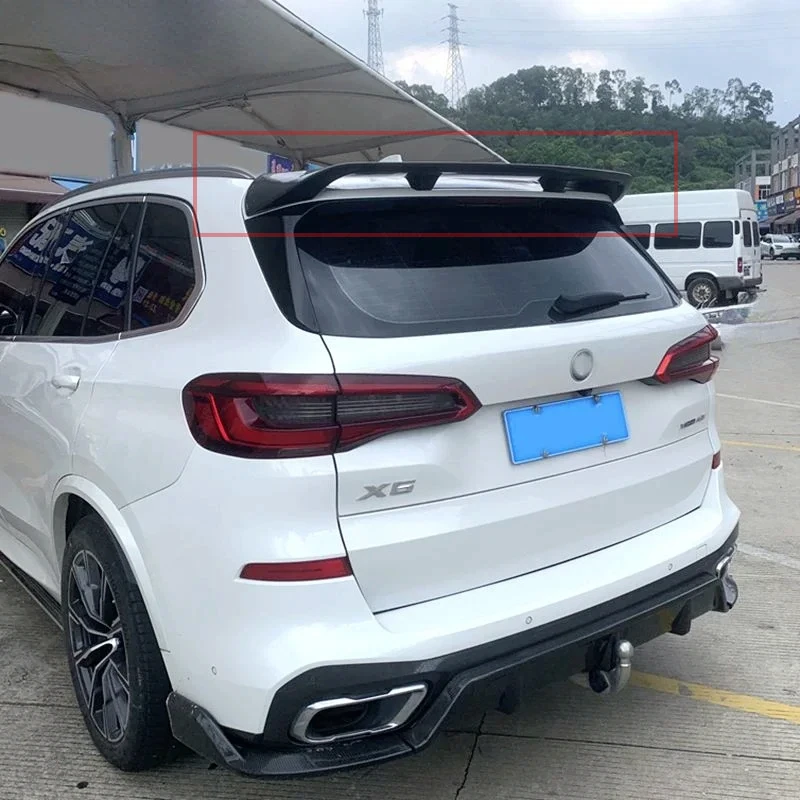 

For BMW X5 G05 2019 2020 2021 2022 Spoiler High Quality ABS Material Primer Color Trunk Lip Rear Roof Spoiler Car Accessories