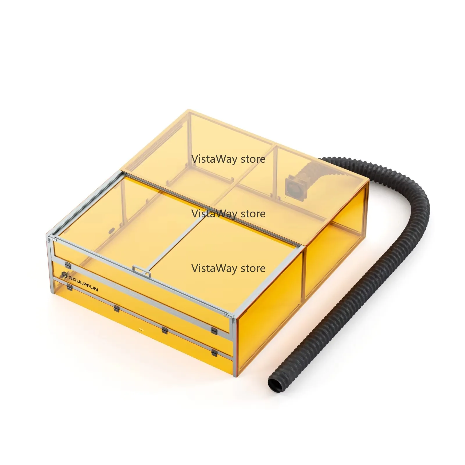 B70 Enclosure for S70 Max 70W Laser Engraver Cutter Smokeproof Fireproof with Fan