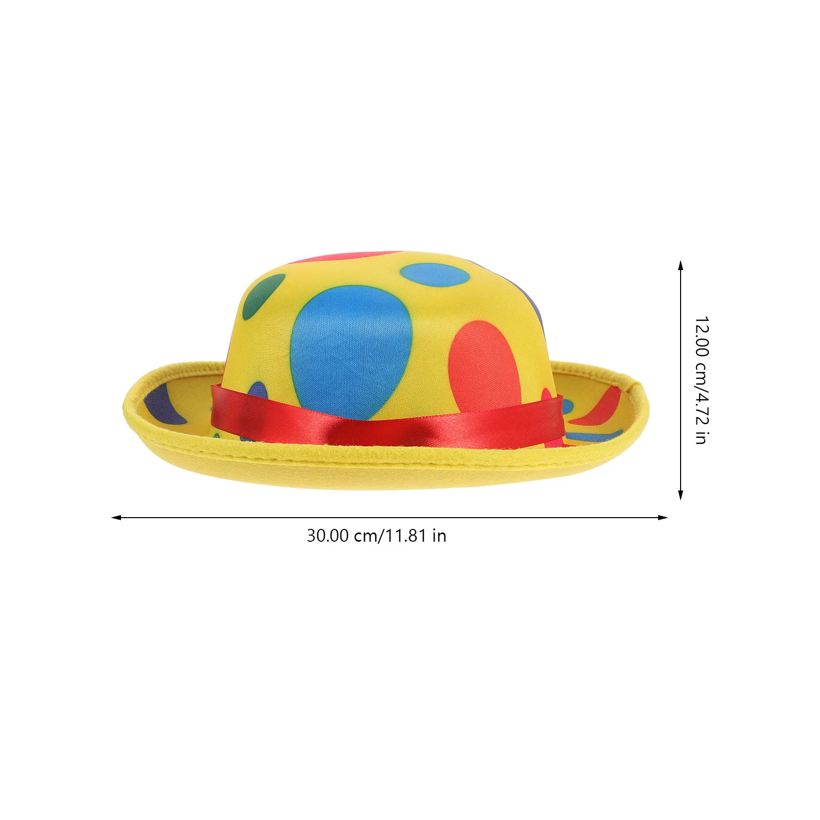 Chapeau de clown de carnaval, accessoires de performance, chapeau de costume créatif, fête de clown