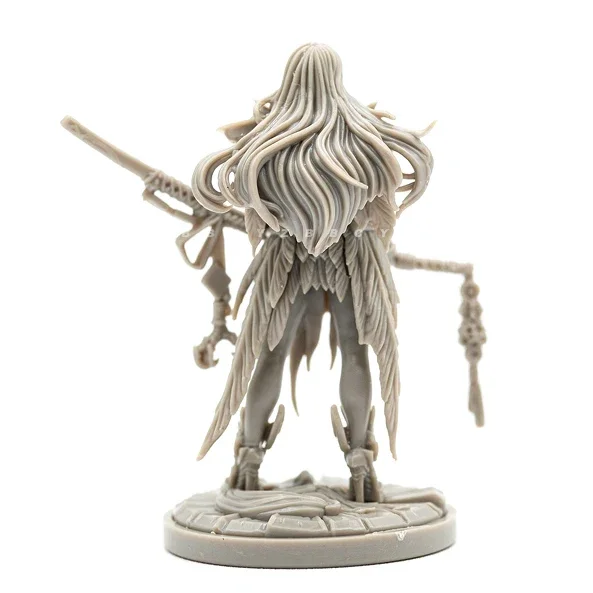 Kits de modèles en résine de soldat de beauté 38mm, figurine beauté incolore et auto-assemblée A-2035