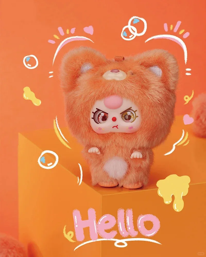 New Hot Style Baby Three Mini Hug Series Kawaii Blind Box Cute Bag Pendant  Collectible Dolls  Girl Gift  Desktop Ornament Toy