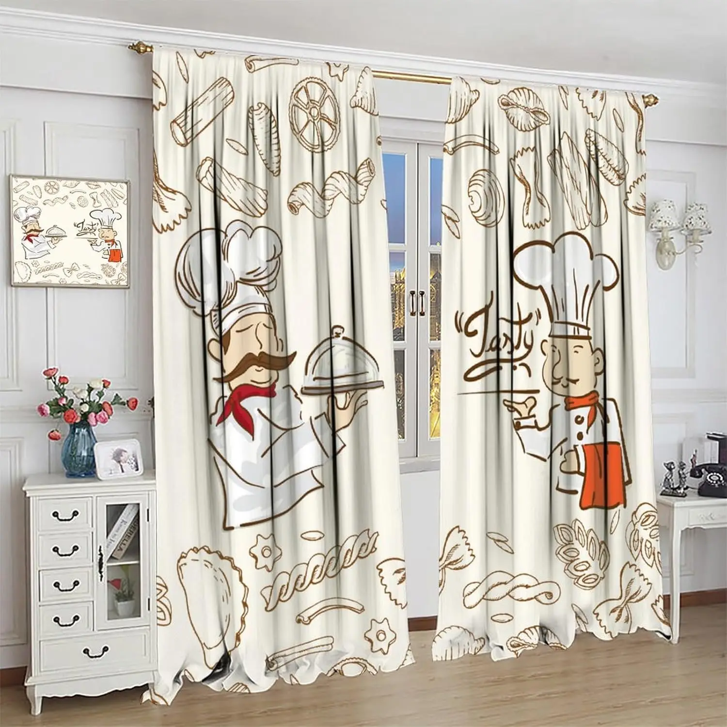 Chefs Window Curtai… - image