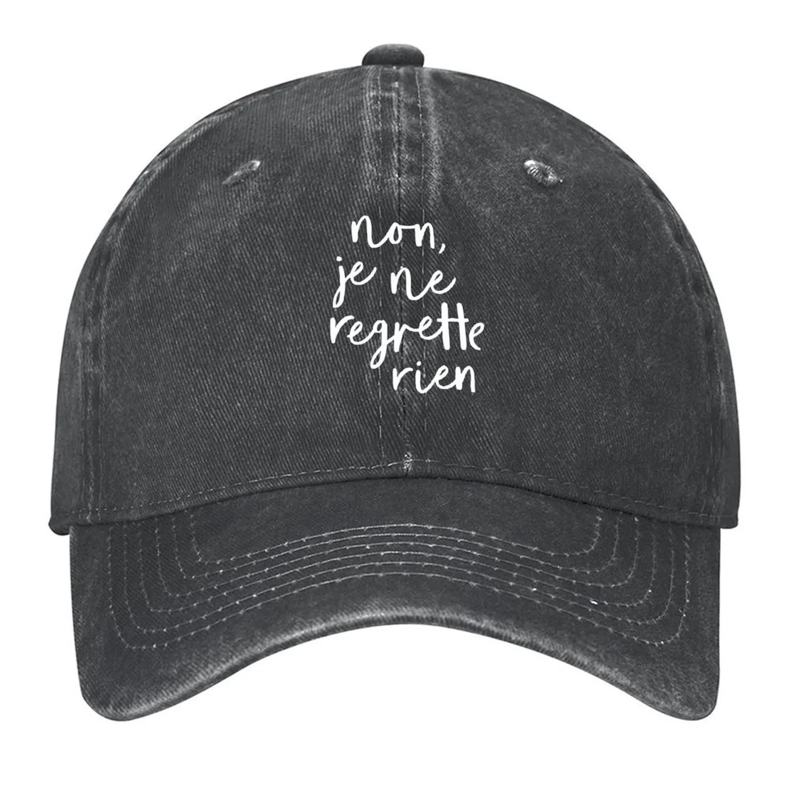 

Non, Je Ne Regrette Rien Baseball Cap hard hat Vintage Christmas Hat Luxury Hat Golf Women Men's
