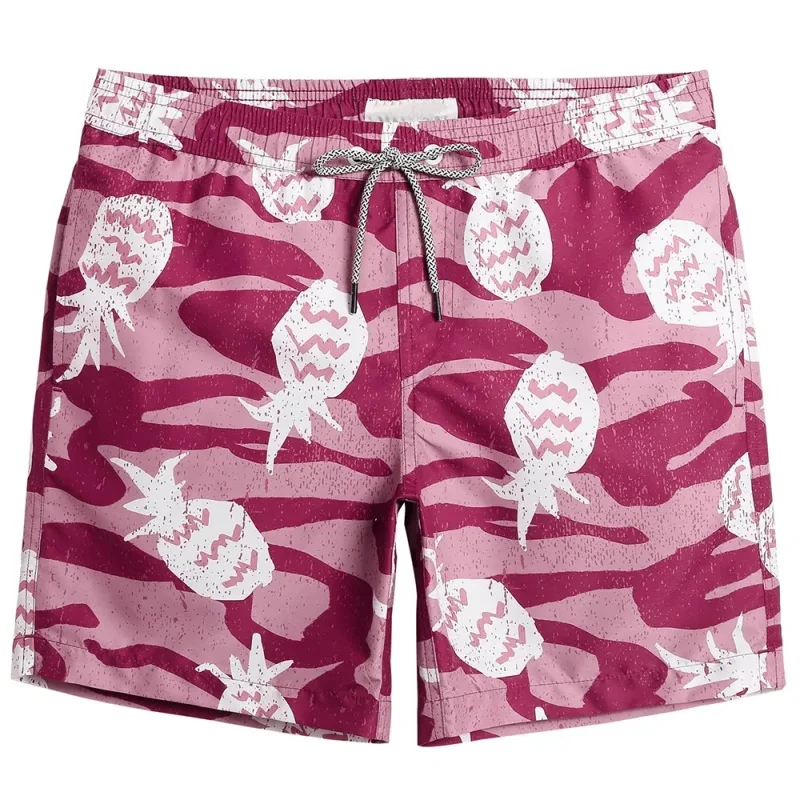 3D Print Animal Short Pants For Men Shark Flamingo Print Board Shorts Summer Beach Casual Loose Elastic Waist Sports Swim Trunks